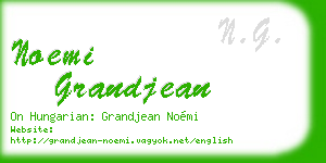 noemi grandjean business card